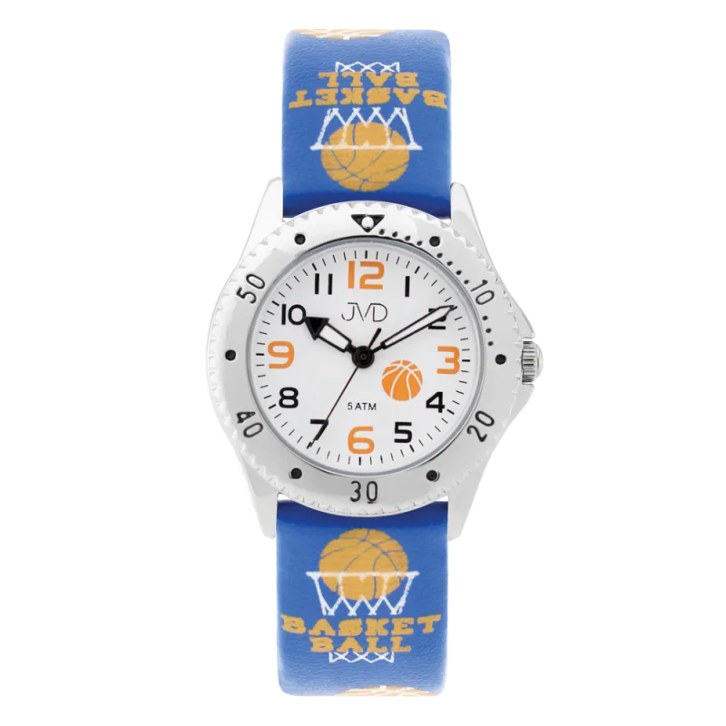 JVD Dětské basketbalové modré náramkovéhodinky JVD J7208.2