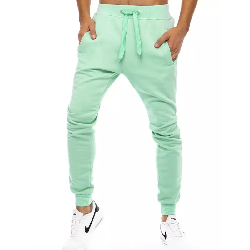 Pánske tepláky mátové Dstreet UX3371 L