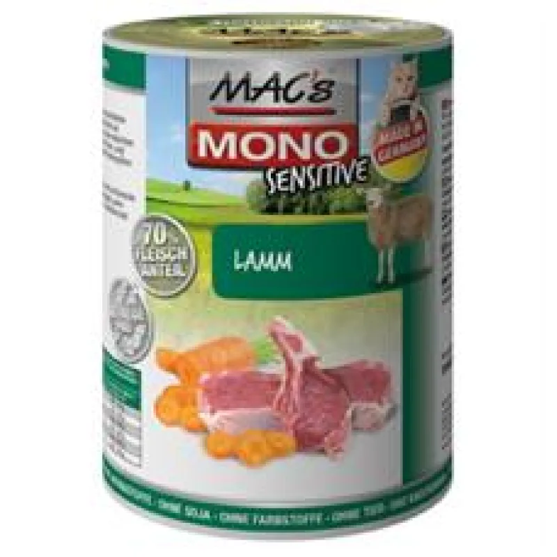 Konz. MACs Cat MONO Sensitive JEHNĚ a mrkev 200 g