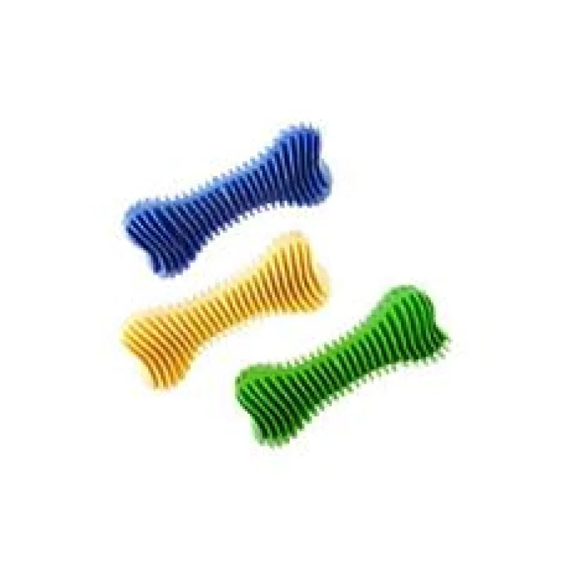 Hračka pes Kost Dentální žebrovaná plovací SP 16 cm