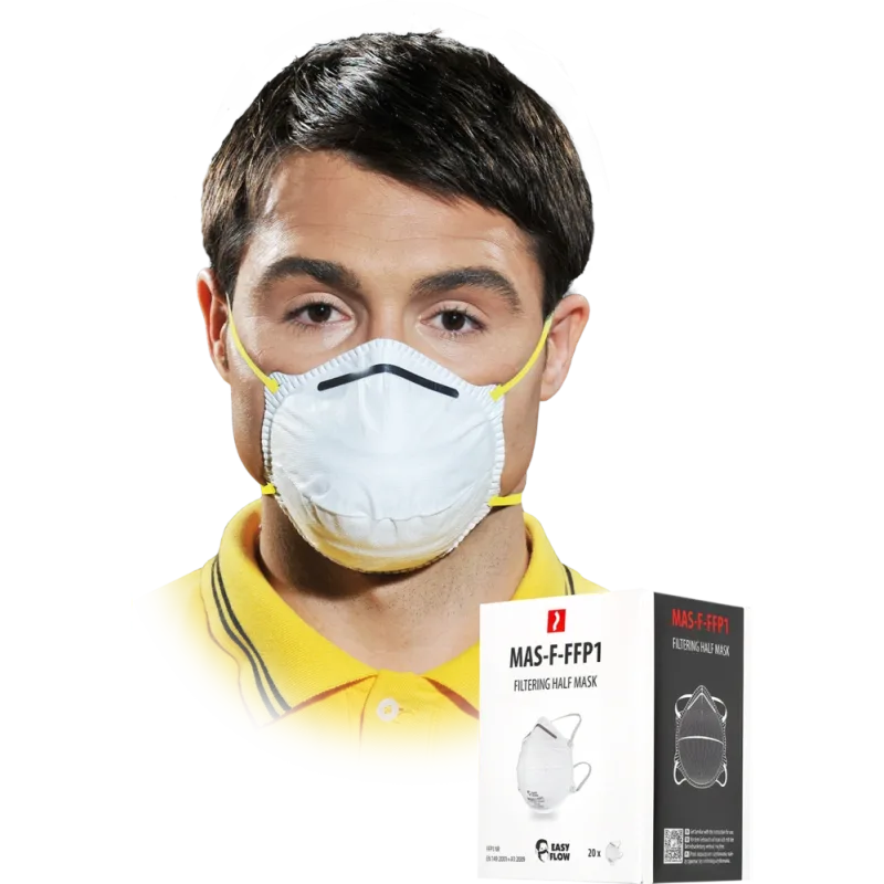 Reis MAS F FFP1 Protiprachová polomaska 20 ks