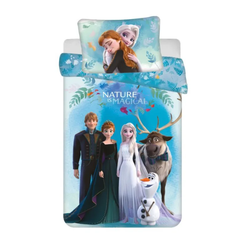 Obliečky do postieľky Ľadové Kráľovstvo Blue 03 baby ,100x135 / 40x60 cm