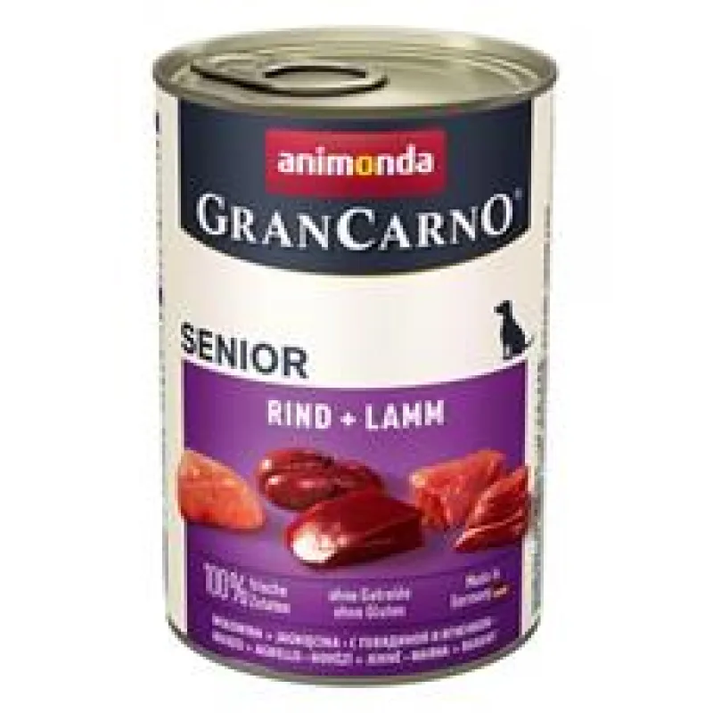 GRANCARNO Senior - hovězí, jehněčí 12x800g