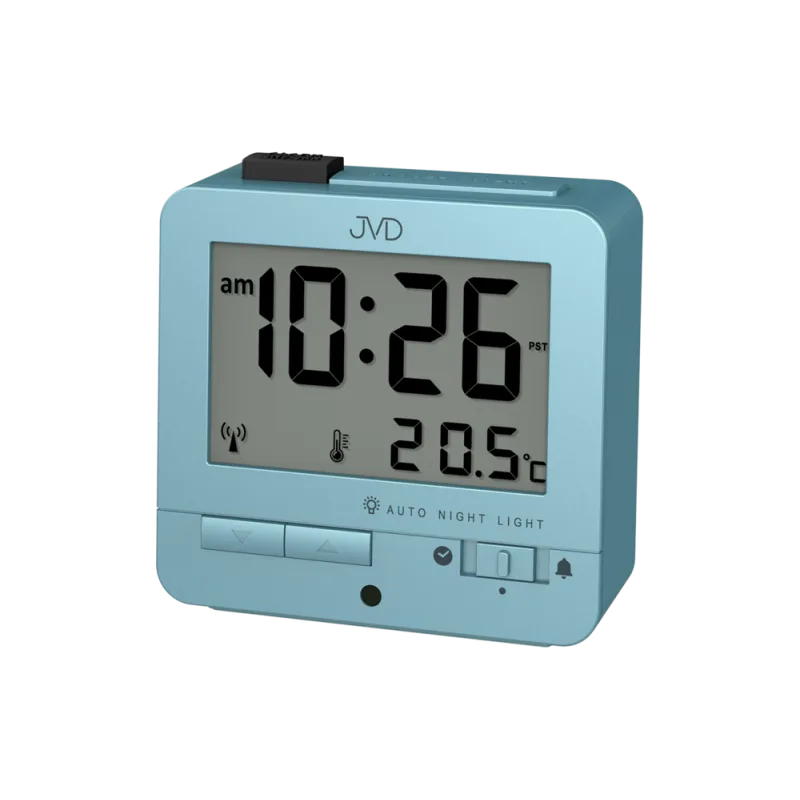 JVD Digitální modrý rádiem řízený budík JVD RB9401.4