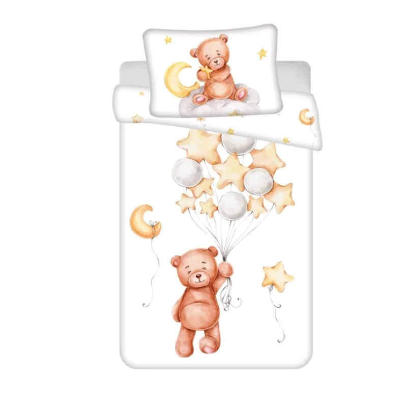 Jerry Fabrics Obliečka do postieľky Macko cute baby 100x135 / 40x60 cm