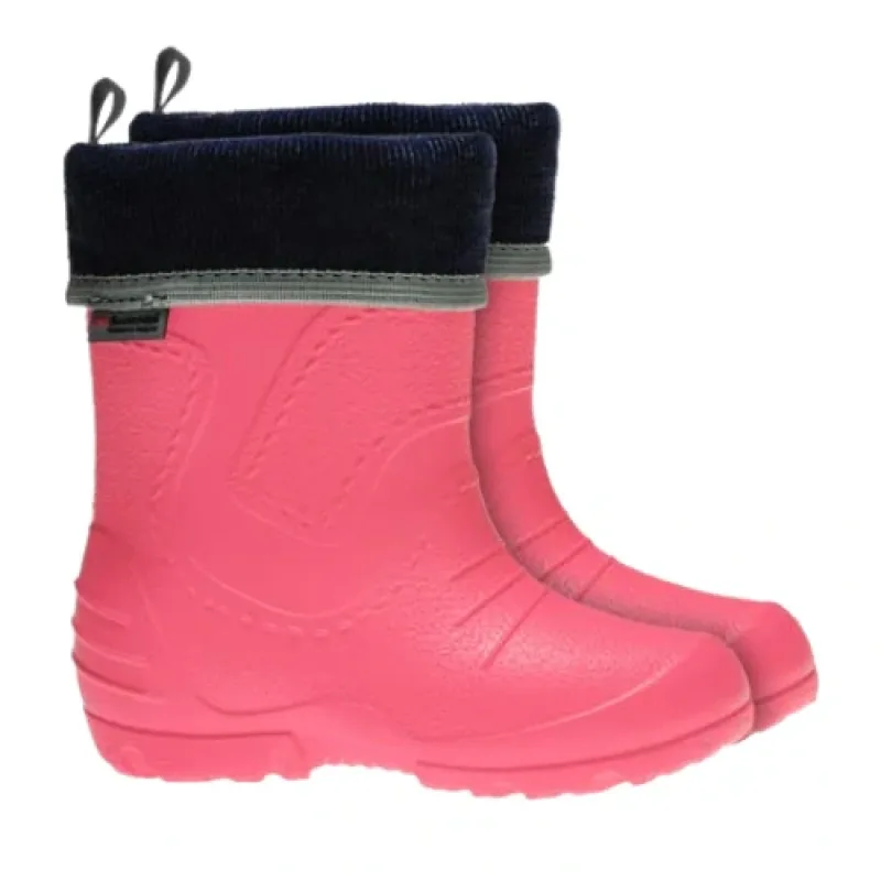 Fagum Stomil STOMILOK Kids čižmy s hrejivou vložkou ružové 20-35