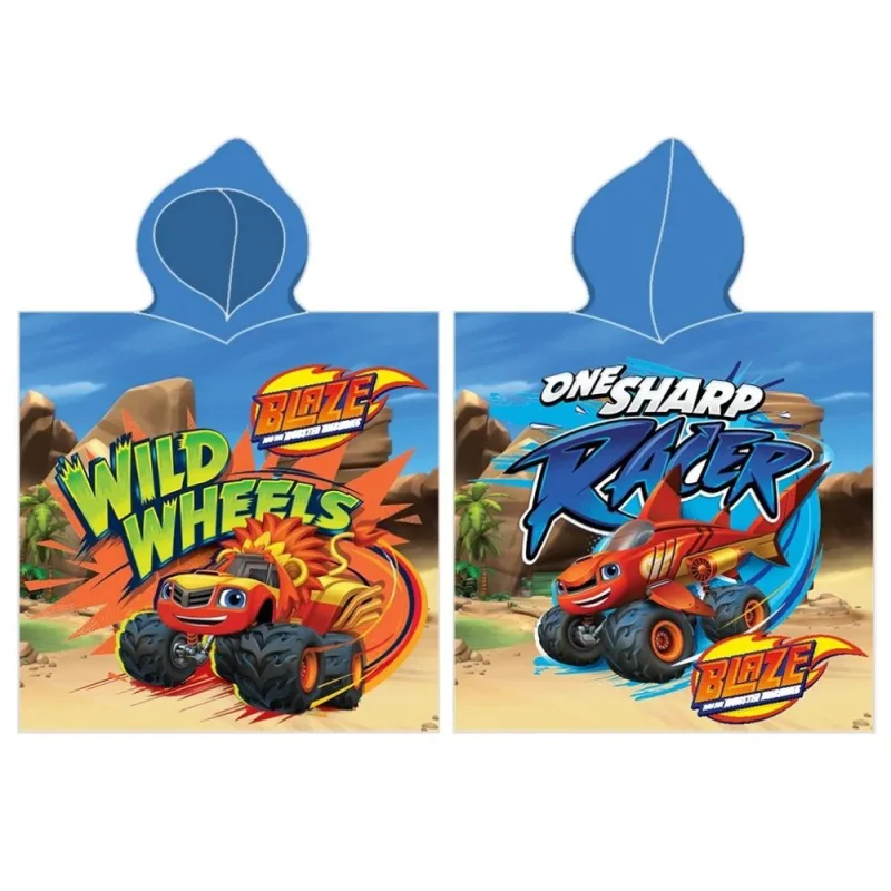 Detské pončo Plamienok a Štvorkoláci Rýchla Jazda