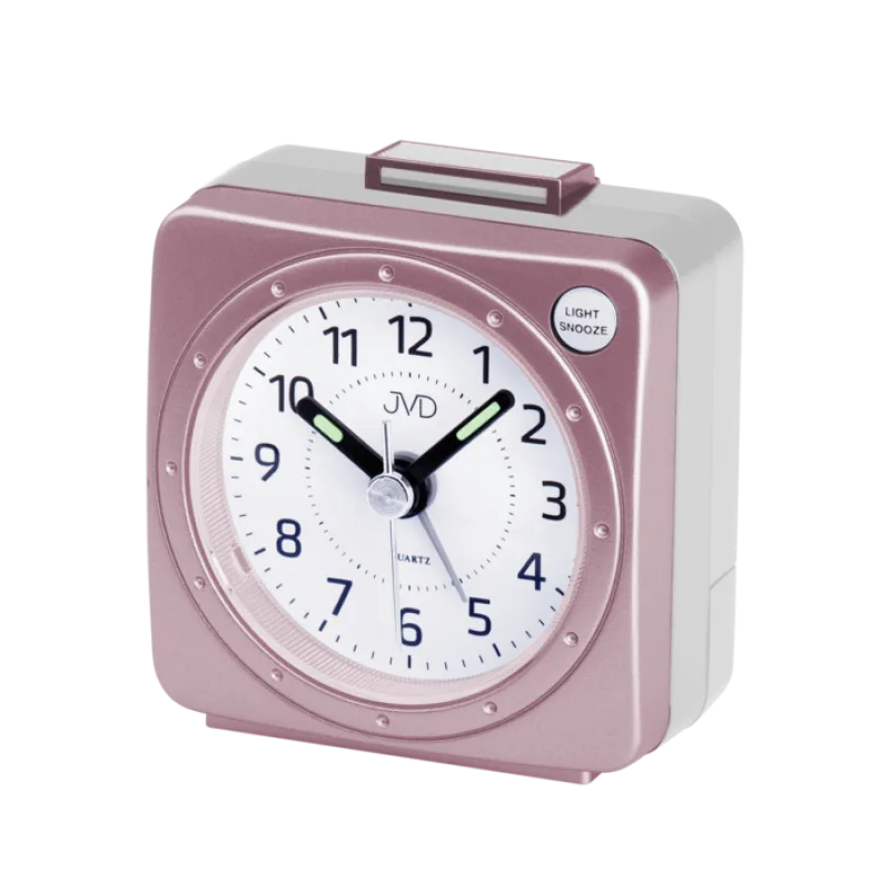 Nejlevnější baterkový budík JVD quartz SR220.6 s osvětlením