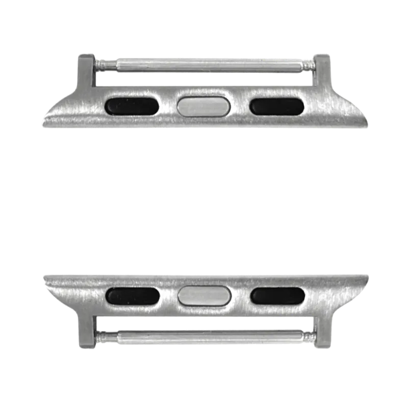LAVVU Stříbrné konektory pro APPLE WATCH 42-44 mm
