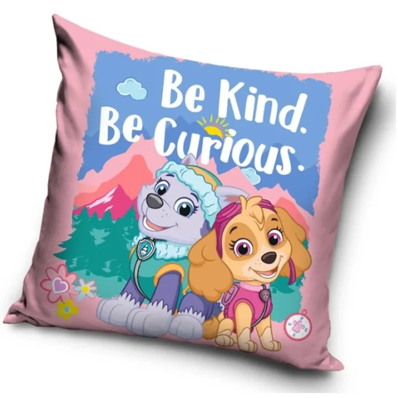 Detský vankúšik Tlapková Patrola Dobrodružstvo pod Horami 40x40 cm