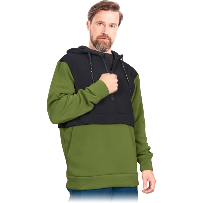 Reis CAJMAN mikina zelená/černá