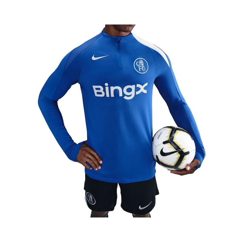 Nike Chelsea FC tréningová mikina modrá pánska 2025-2026