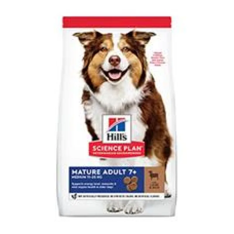 Hill’s Can.Dry SP Mature Adult 7+ Medium Lamb&Rice 14 kg
