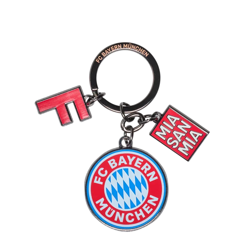 Bayern München Mníchov prívesok na kľúče s písmenom podľa vlastného výberu