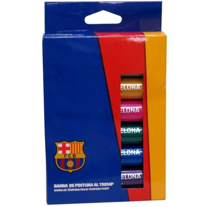 FC Barcelona sada metalických farieb 6 ks