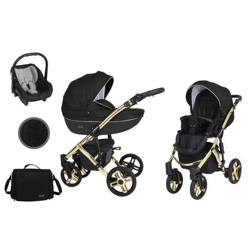 Kočík Kunert Mila Premium gold frame 3v1 - 04