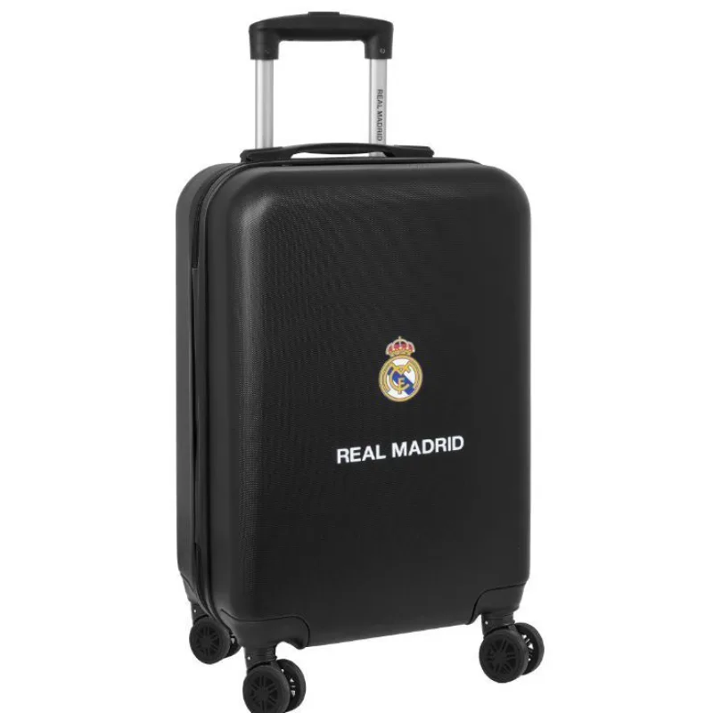 Real Madrid kufor na kolieskach čierny