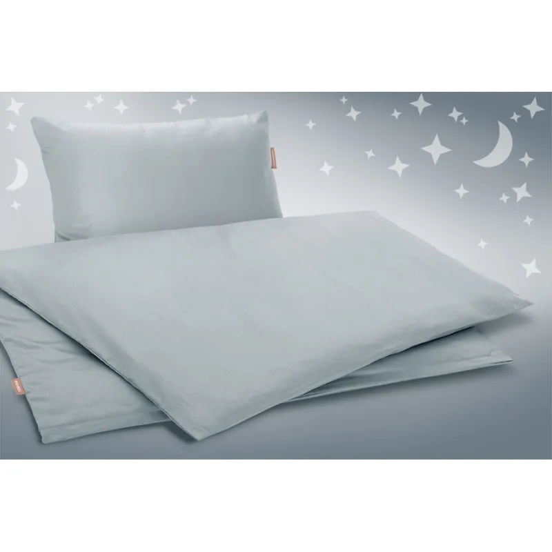 Luxusné obliečky do postieľky MIRABELL Light blue 100x135/40x60 cm