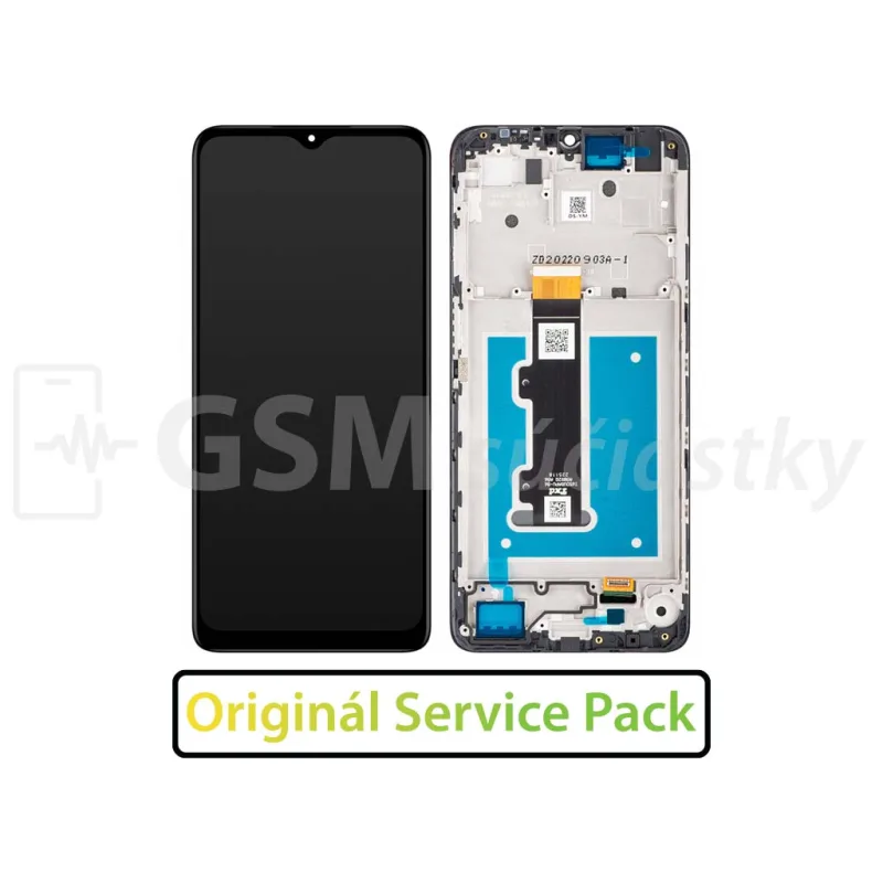 LCD displej + Dotykové sklo Motorola Moto E22i, E22 + Rám