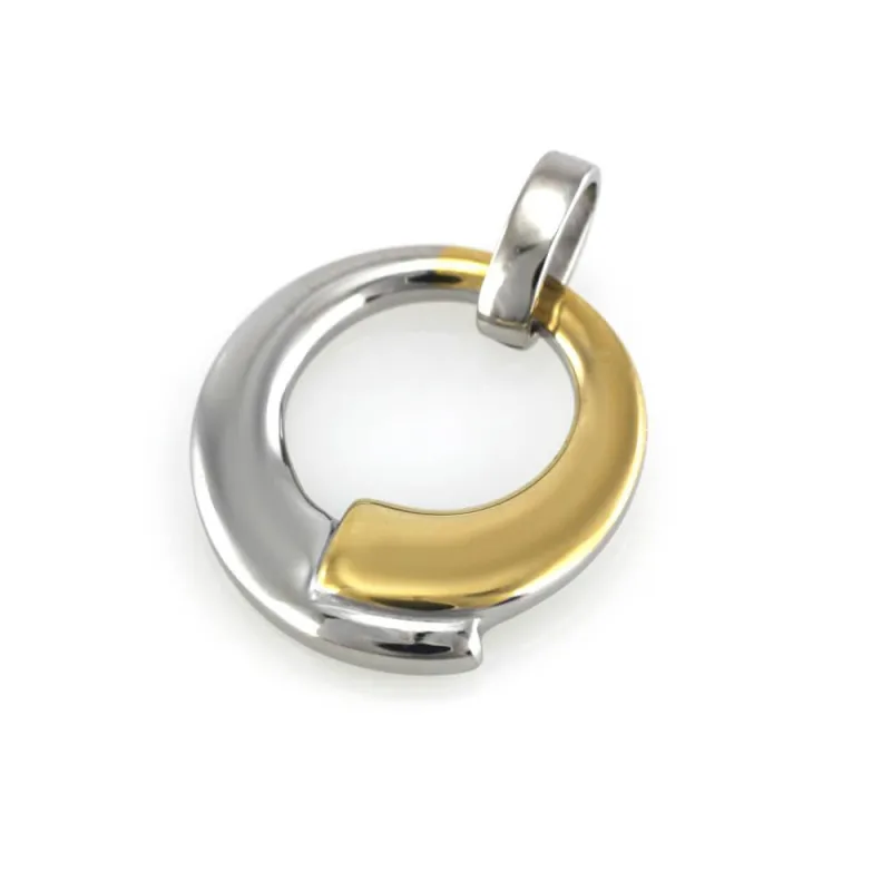 MPM Přívěsek z chirurgické oceli Pendant 7495 - Bicolor