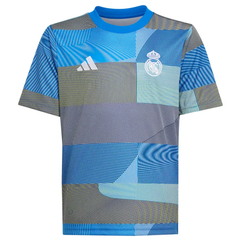 Adidas Real Madrid predzápasový dres detský 2025-2026