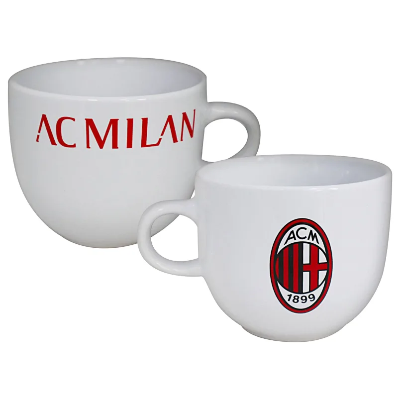 AC Miláno (AC Milan) jumbo hrnček biely