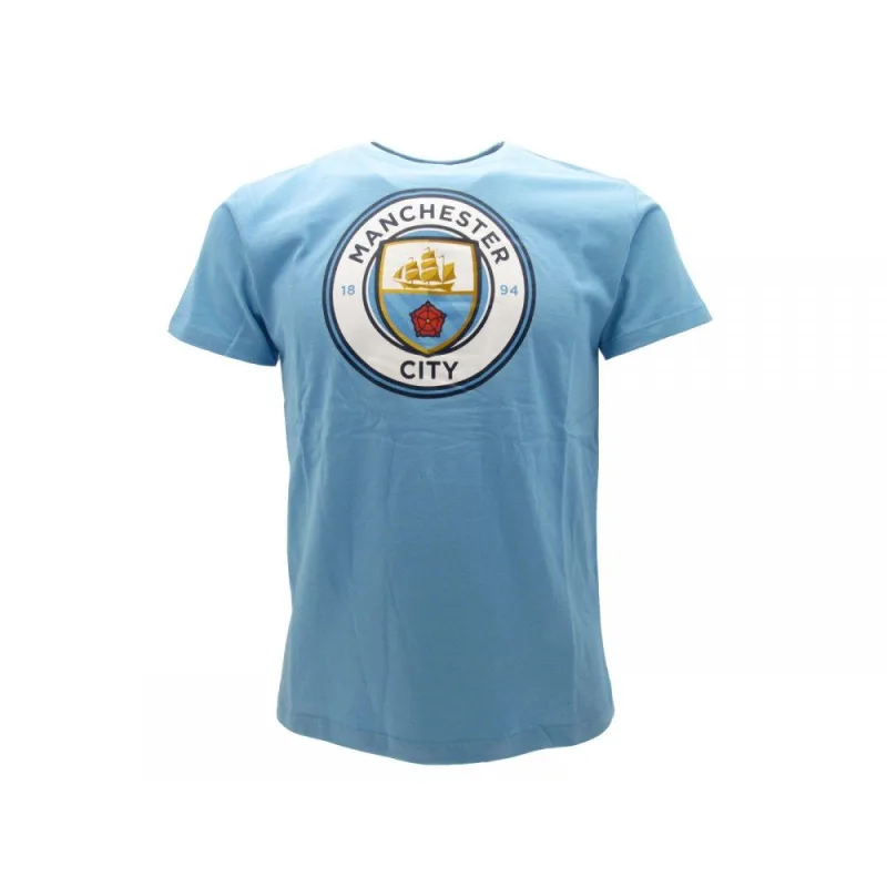 Manchester City tričko bledomodré detské