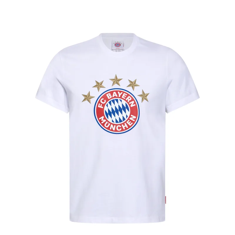 FC Bayern München - Bayern Mníchov tričko biele pánske - SKLADOM