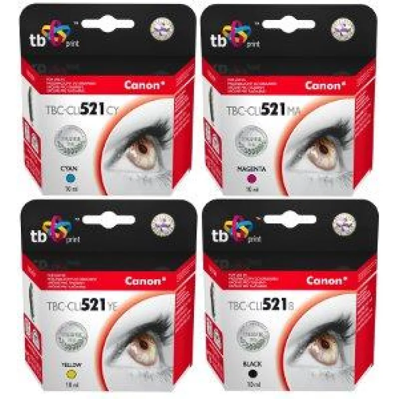 Multipack TB CMYK kompatibilný s Canon CLI-521 CLI bundle