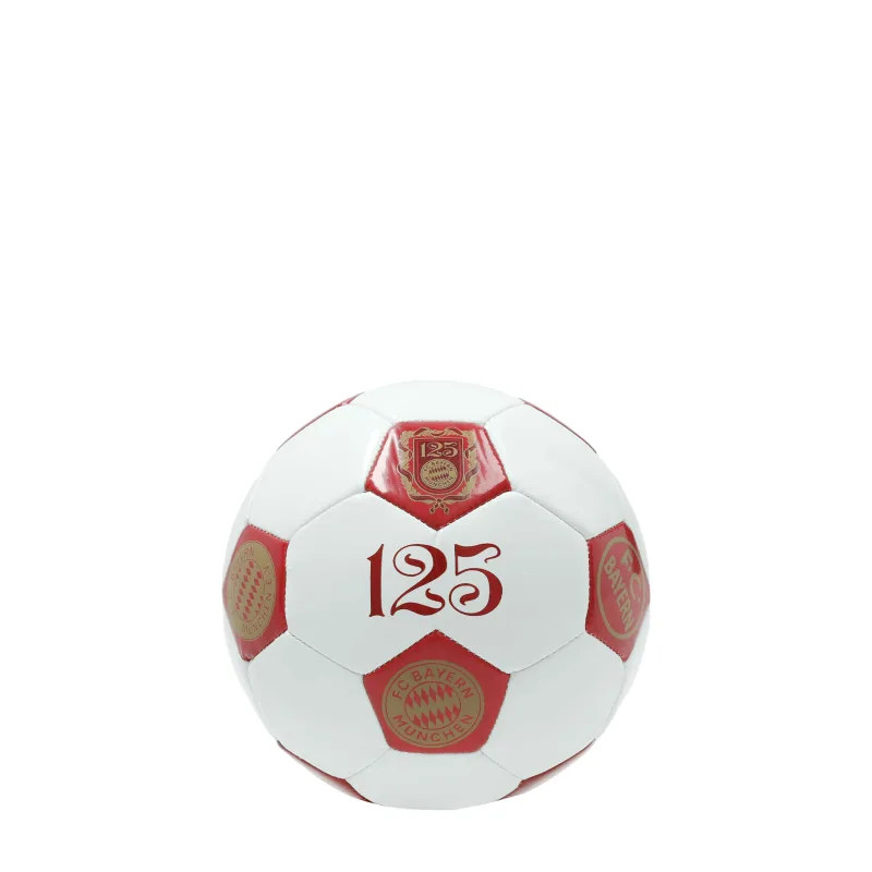 FC Bayern München Bayern Mníchov 125 rokov mini lopta biela
