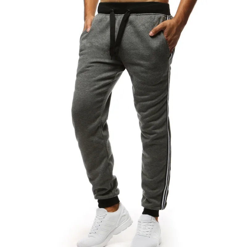 Pánske jogger tepláky sivé Dstreet UX3538 L