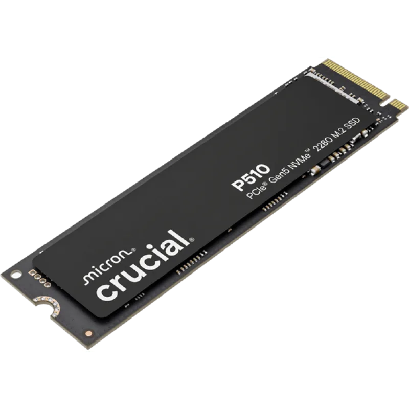 Crucial P510 1TB SSD PCIe 5.0 NVMe M.2 2280, r11000MB/s, w9500MB/s…