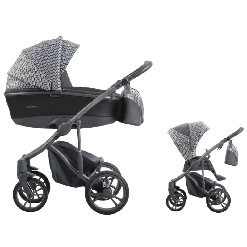 Kočík Bebetto Bresso Grey 2v1 - 25
