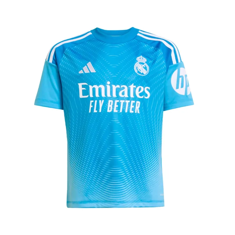 Adidas Real Madrid dres detský (2025-2026) brankársky domáci + vlastné meno a číslo