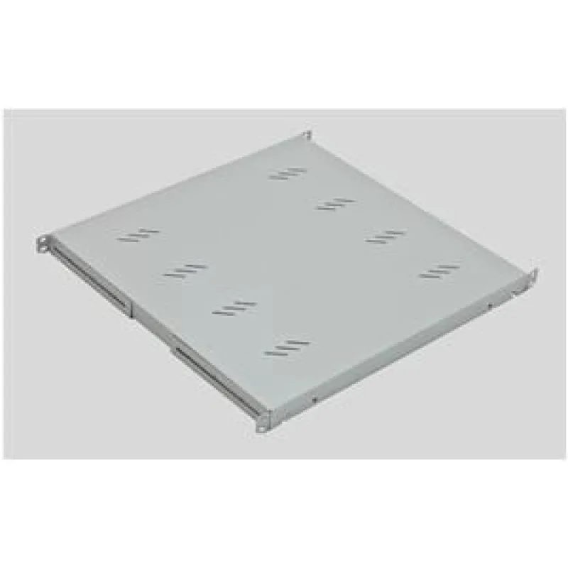 19" polica A4 perforovaná 1U/ 950mm, max.80kg čierna RAB-UP-950-A4