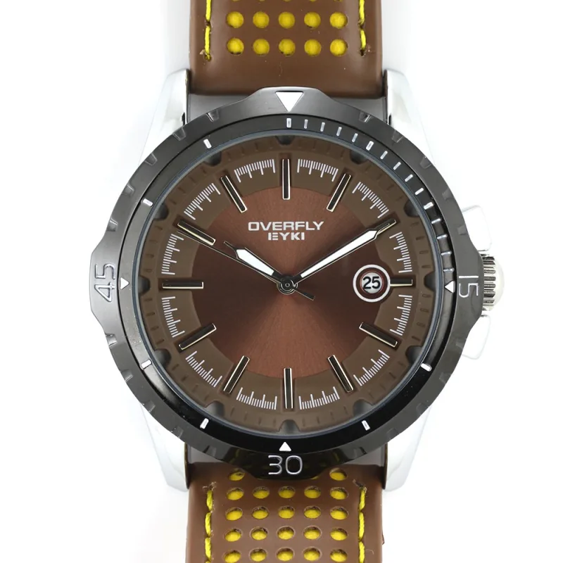 MPM Pánské sportovní hodinky s barevnými doplňky a nezvyklým ukazatelem data W01E.10513.A