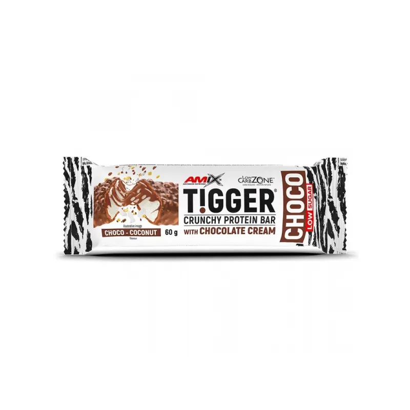 TIGGER Zero CHOCO bar 60 g - Amix Príchuť: Čokoláda - Kokos