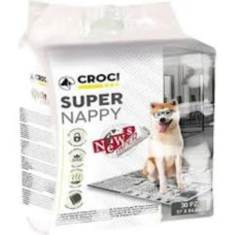 Návyková podložka Super Nappy Carbon 84 x 57 cm (14 ks)