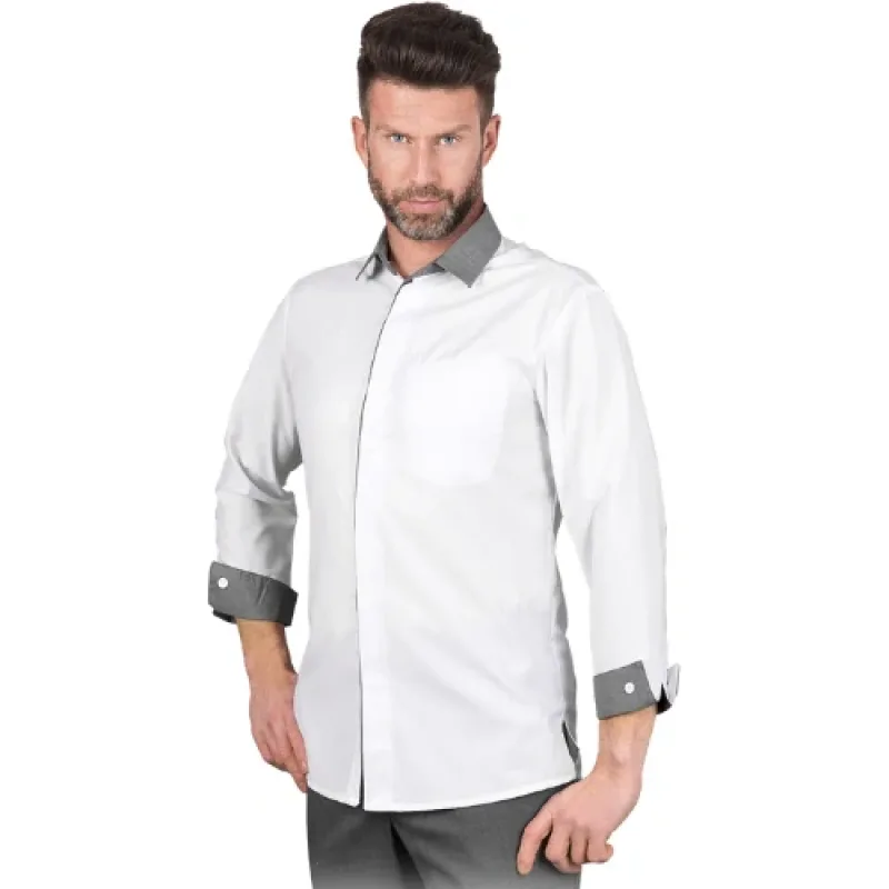 Reis SOLENO MWS pánska košeľa biela