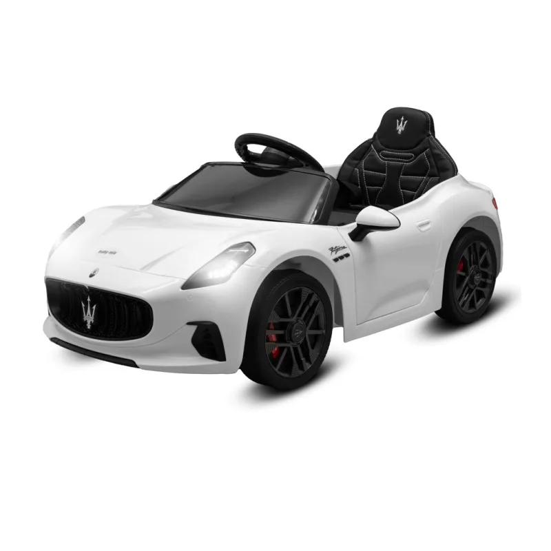 Elektrické autíčko Maserati GranTurismo Baby Mix biele