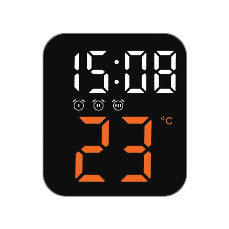 JVD Digitální budík do sítě s oranžovými číslicemi JVD SB8015.4