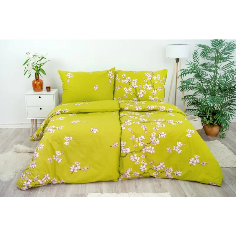 Obliečky 100% Bavlna Sakura 140x200/70x90 cm