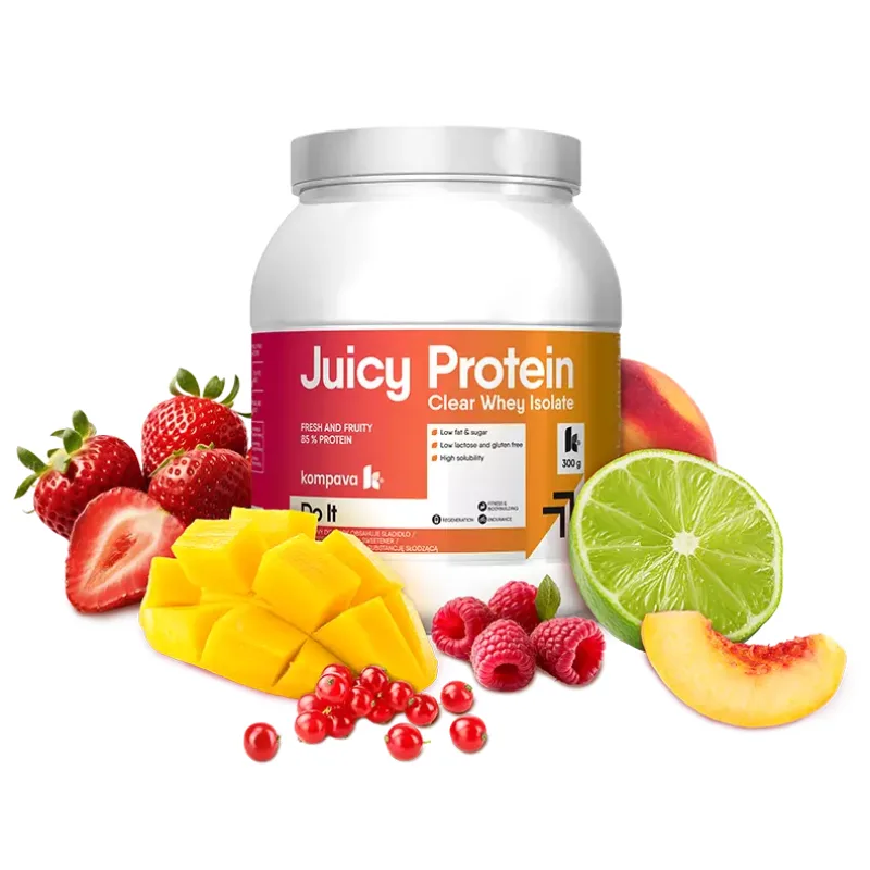 Juicy Protein 300 g - Kompava Príchuť: Mango - Broskyňa