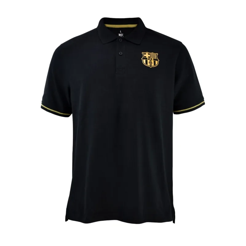 FC Barcelona polokošeľa čierna pánska