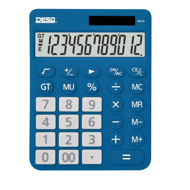 Kalkulačka DESQ XL, tmavo modrá 30110.06