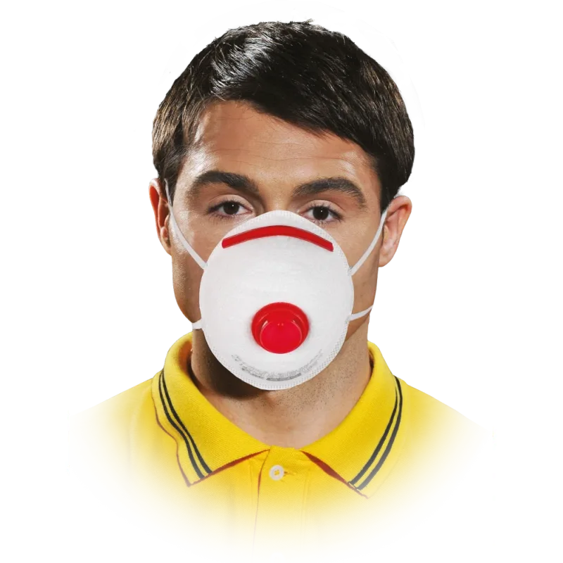 Reis MAS F FFP3V NR D Protiprachová polomaska s ventilom 10 ks