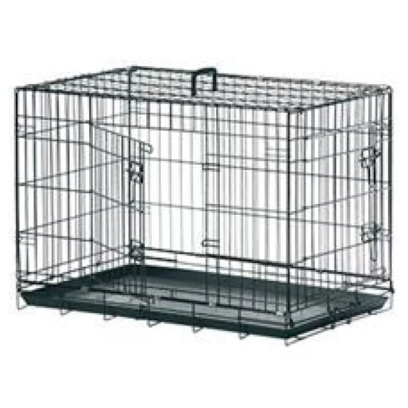 Karlie Drátěná klec černá dva vchody 93x57x62cm