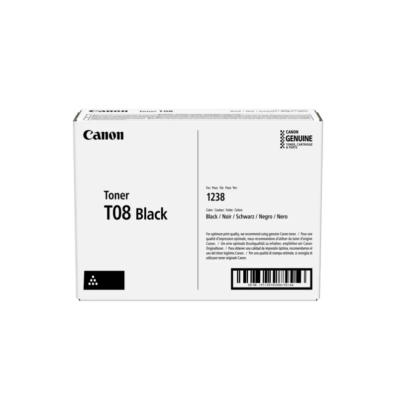 Toner CANON T08BK 3010C006