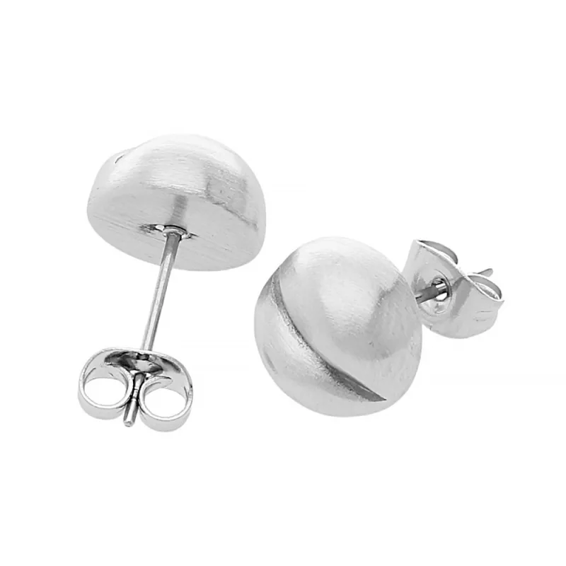 MPM Nerezové náušnice 7020 - stříbrné barvy