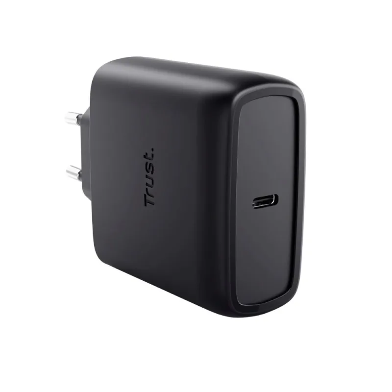 TRUST GaN Nabíječka MAXO 65W, USB-C, černá 25523